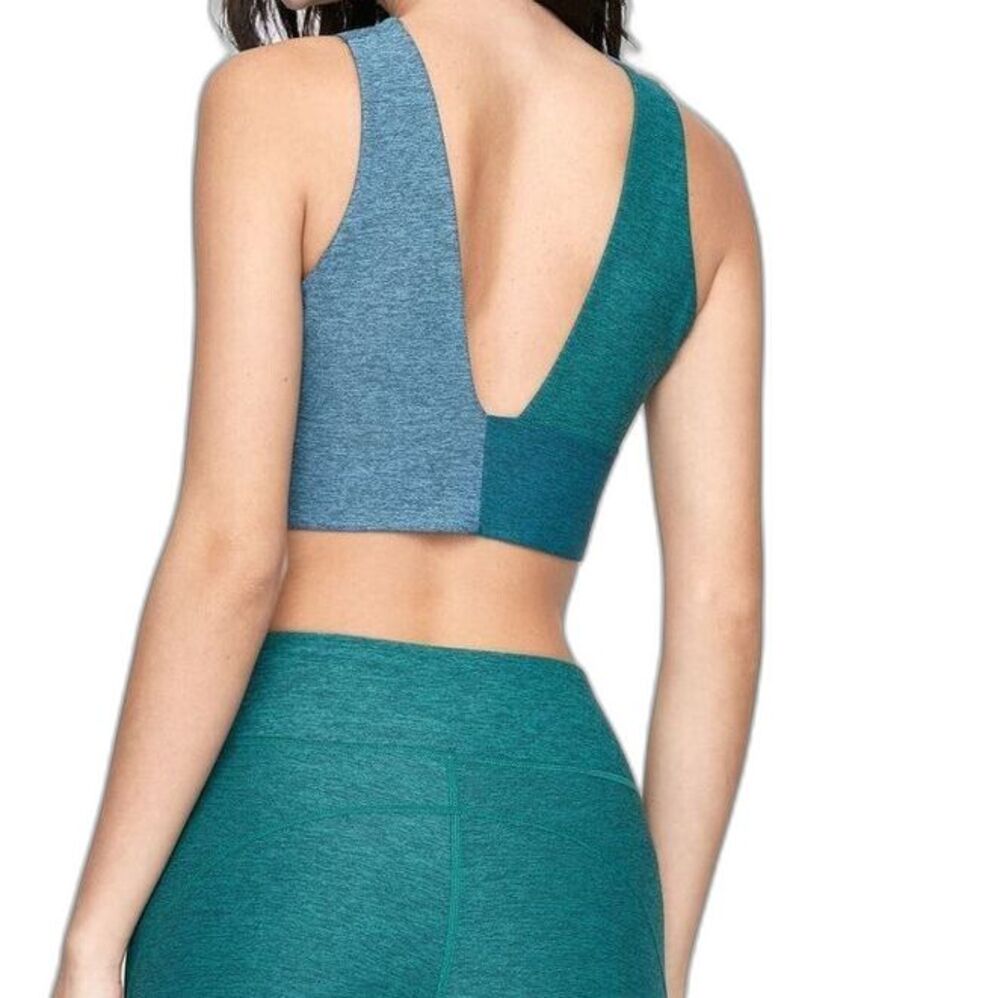 Outdoor Voices Venus Crop Top Colorblock Back Athleisure Athletic XS